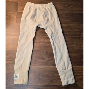 Wild Coconut Wear Kids Size 3 Beige 97 Merino Wool 3 Spandex Thermal Leggings
